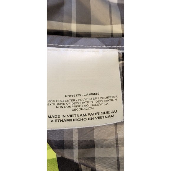 Vintage Nike Sportswear Hooded Windbreaker Pullover Plaid Size M - Picture 12 of 14